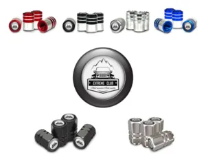 Tire Valve Stem Caps for Bicycles Universal Fitment Style